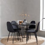 Matgrupp Venture Home Copenhagen med 4 Polar Stolar