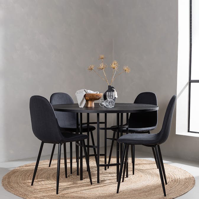 Matgrupp Venture Home Copenhagen med 4 Polar Stolar