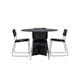 Matgrupp Venture Home Bootcut Ø110 cm med 4 Kenth Stolar