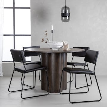 Matgrupp Venture Home Olivia med 4 Kenth Stolar