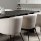 Matgrupp Venture Home Vail med 6 Berit Stolar Sammet