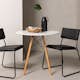 Matgrupp Venture Home Danburi Ø 60 cm med 2 Kenth Stolar