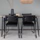Matgrupp Venture Home Tempe 140 cm med 4 Kenth Stolar