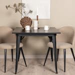 Matgrupp Venture Home Tempe med 2 Velvet Stitches Stolar