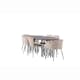 Matgrupp furniture/fashion Stone med 4 Limhamn Light Stolar och 2 Limhamn Stolar