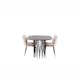 Matgrupp furniture/fashion Stone med 4 Limhamn Light Stolar