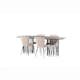 Matgrupp furniture/fashion Stone med 4 Limhamn Light Stolar