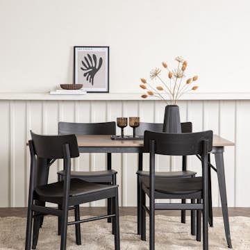 Matgrupp Venture Home Tempe med 4 Montros Stolar