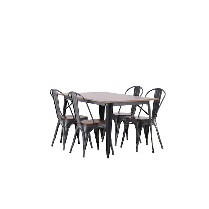 Matgrupp Venture Home Tempe med 4 Tempe Stolar