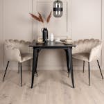 Matgrupp Venture Home Tempe med 2 Limhamn Stolar