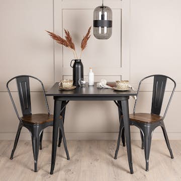 Matgrupp Venture Home Tempe med 2 Tempe Stolar