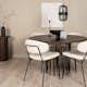 Matgrupp furniture/fashion Stone med 4 Chico Stolar Runt