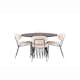 Matgrupp furniture/fashion Stone med 4 Chico Stolar Runt