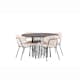 Matgrupp furniture/fashion Stone med 4 Chico Stolar Runt