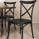 Matgrupp furniture/fashion Stone Rund med 4 Crosett Stolar