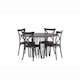 Matgrupp furniture/fashion Stone Rund med 4 Crosett Stolar
