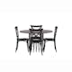 Matgrupp furniture/fashion Stone Rund med 4 Crosett Stolar