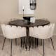 Matgrupp furniture/fashion Stone med 4 Limhamn Stolar Runt