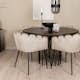 Matgrupp furniture/fashion Stone med 4 Limhamn Stolar Runt