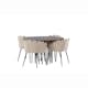 Matgrupp furniture/fashion Stone med 4 Limhamn Stolar Runt