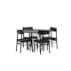 Matgrupp furniture/fashion Stone med 4 Montros Stolar