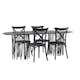 Matgrupp furniture/fashion Stone med 4 Crosett Stolar