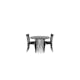 Matgrupp furniture/fashion Stone med 4 Crosett Stolar