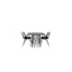 Matgrupp furniture/fashion Stone med 4 Dyrön Stolar