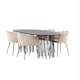Matgrupp furniture/fashion Stone med 4 Limhamn Stolar