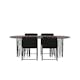 Matgrupp furniture/fashion Stone Oval med 4 Richmond Stolar
