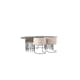 Matgrupp furniture/fashion Stone med 4 Simrishamn Stolar