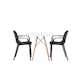 Matgrupp Venture Home Danburi Ø 60 cm med 2 Baltimore Stolar