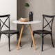 Matgrupp Venture Home Danburi Ø 60 cm med 2 Crosett Stolar