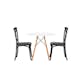 Matgrupp Venture Home Danburi Ø 60 cm med 2 Crosett Stolar