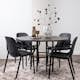 Matgrupp Venture Home Copenhagen med 4 Baltimore Stolar