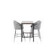 Matgrupp Venture Home Camden med 4 Velvet Stolar