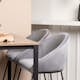 Matgrupp Venture Home Camden med 4 Velvet Stolar