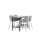 Matgrupp Venture Home Camden med 4 Velvet Stolar