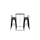 Matgrupp Venture Home Brea med 4 Tempe Flat Stolar