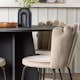 Matgrupp Venture Home Bootcut Ø110 cm med 4 Limhamn Light Stolar