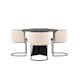 Matgrupp Venture Home Bootcut Ø110 cm med 4 Simrishamn Stolar