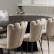 Matgrupp Venture Home Bootcut Oval med 6 Limhamn Light Stolar