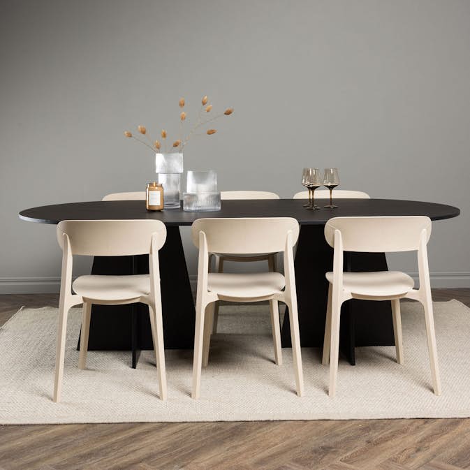 Matgrupp Venture Home Bootcut Oval med 6 st Åstol