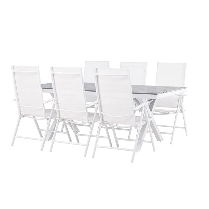 Matgrupp Venture Home Garcia Bord med 6 Break Stolar