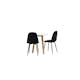 Matgrupp Venture Home Leonora Ø65 cm med 2 st Polar stolar