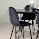 Matgrupp Venture Home Astrid med 6 Polar Sammet Stolar