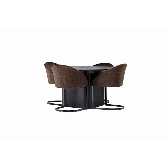 Matgrupp Venture Home Matilda med 4 Evening Stolar