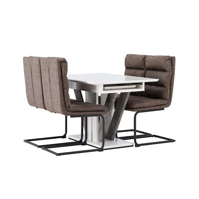 Matgrupp Venture Home Disa med 4 Zizo Stolar