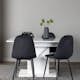 Matgrupp Venture Home Pluto med 4 Polar Sammet Stolar