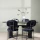 Matgrupp Venture Home Isolde med 4 st Stella stolar
